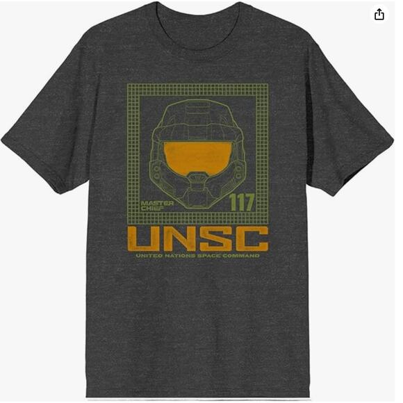 5 for $25| Bioworld Men's Halo Infinite UNSC 117 Master Chief Tee Size M - Picture 1 of 6